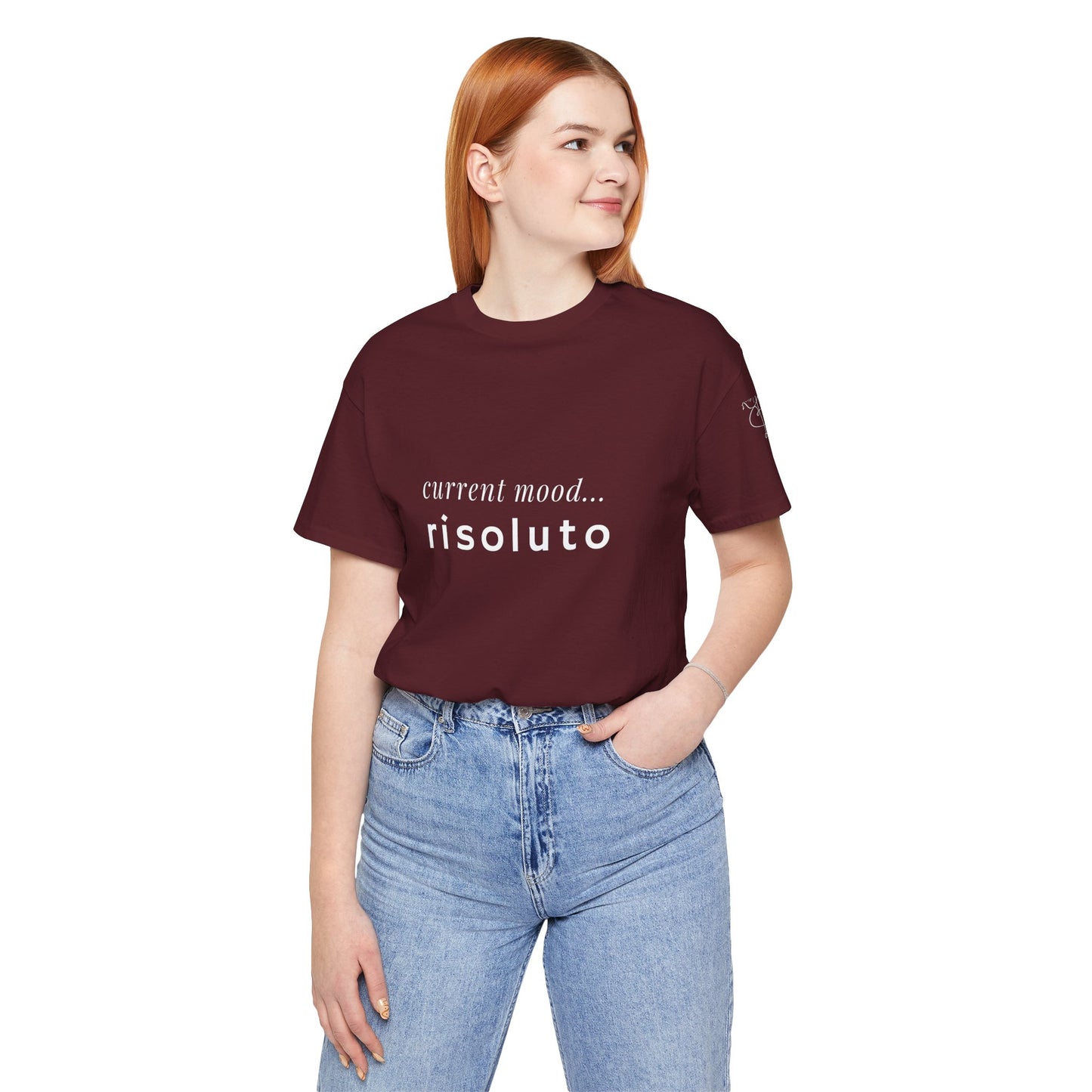 BEVIVACE Current Mood T-Shirt, Risoluto Music Graphic for Music Lovers