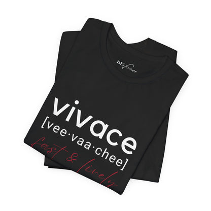 BEVIVACE Fast & Lively VIVACE T-Shirt Front and Back Graphic, Music Graphic for Music Lovers