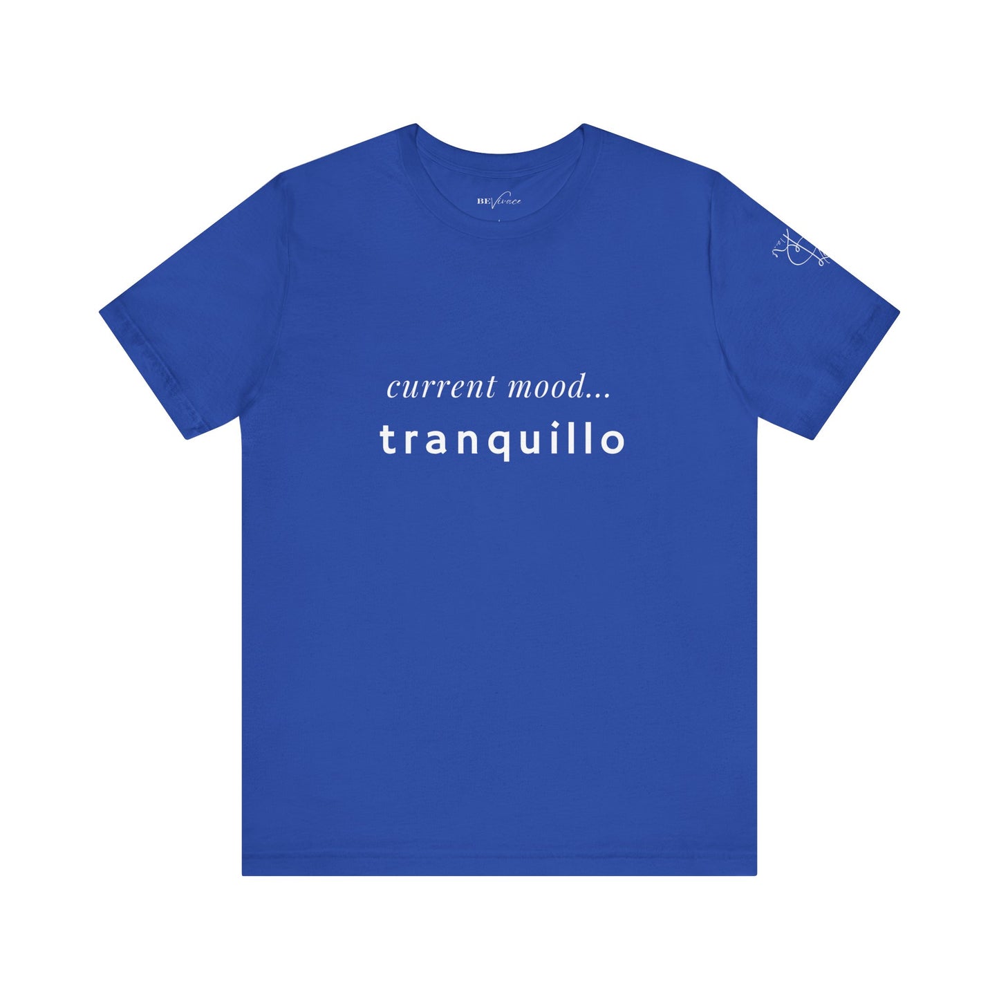 BEVIVACE Current Mood T-Shirt, Tranquillo Music Graphic for Music Lovers