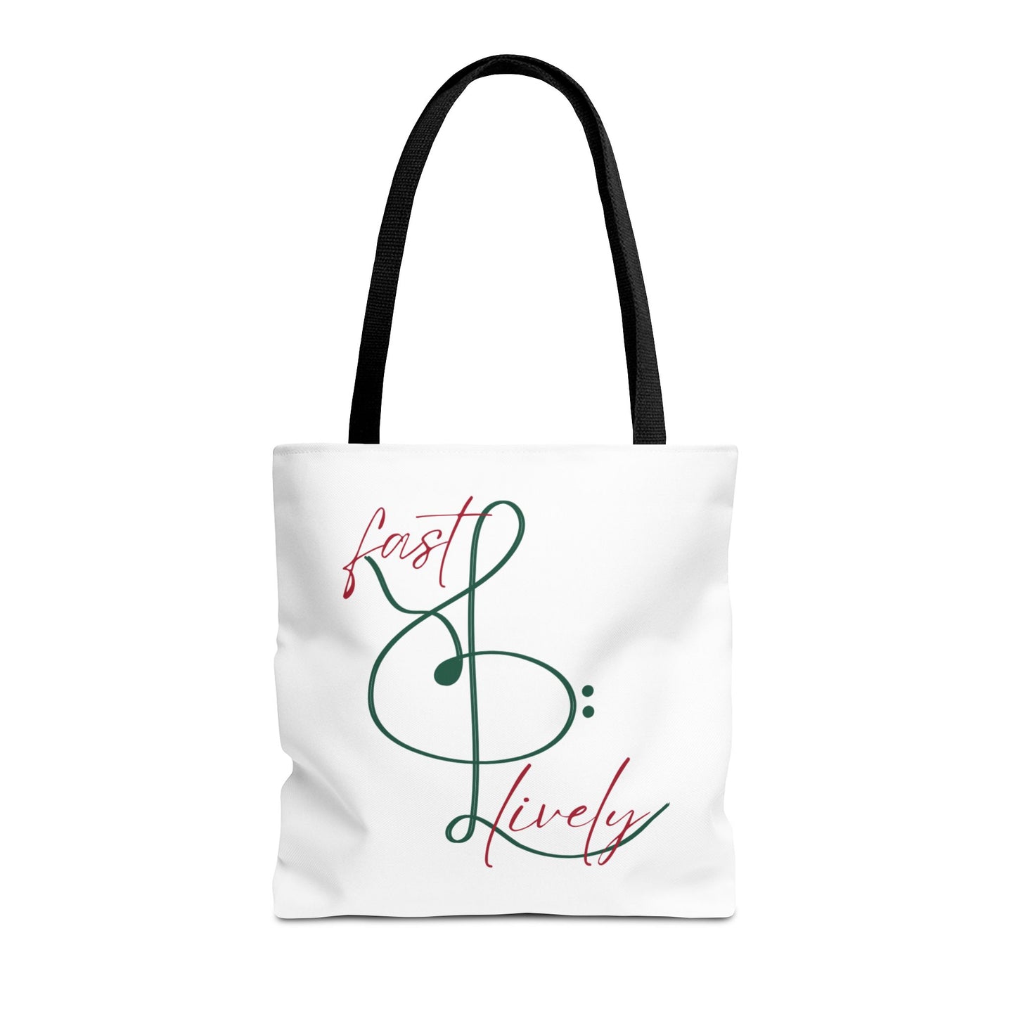 BEVIVACE Fast & Lively VIVACE Tote Bag, Eco-Friendly Carryall