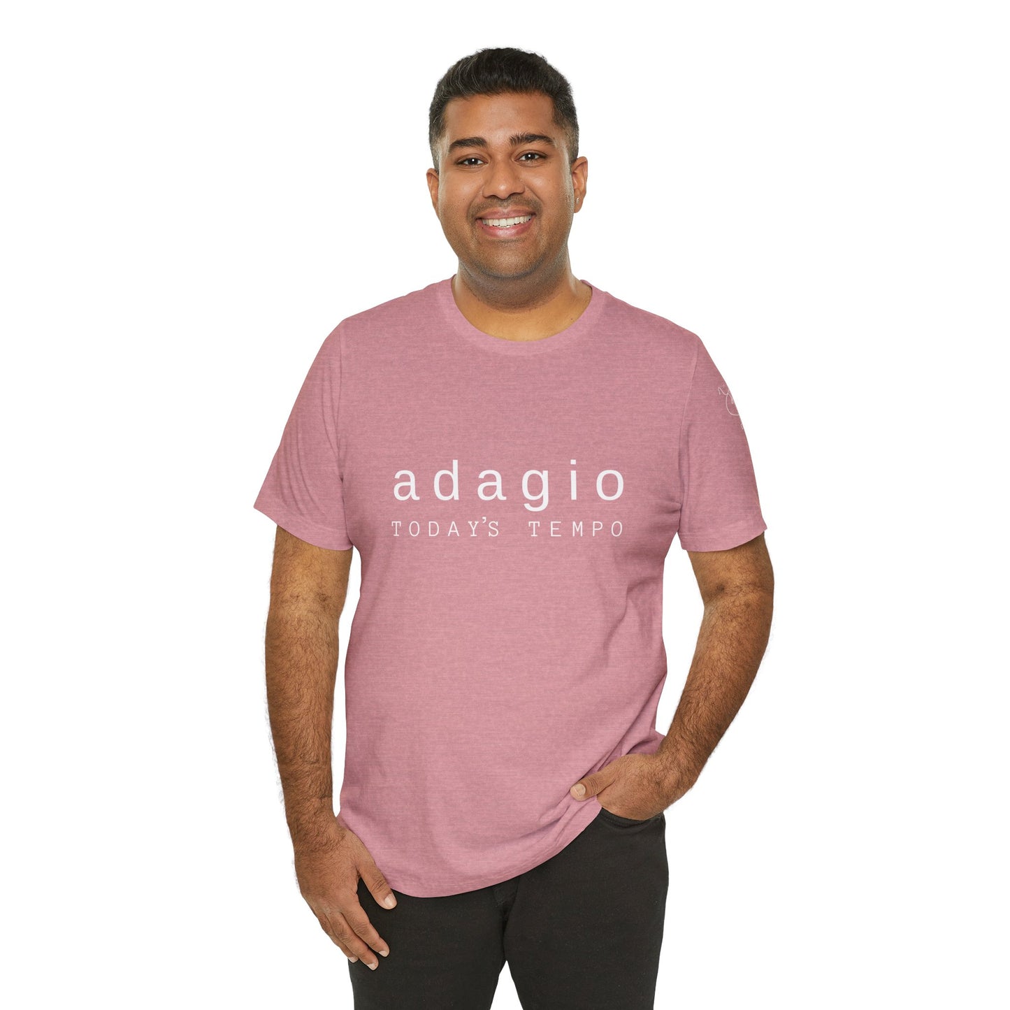 BEVIVACE Today’s Tempo T-Shirt, Adagio Music Graphic for Music Lovers