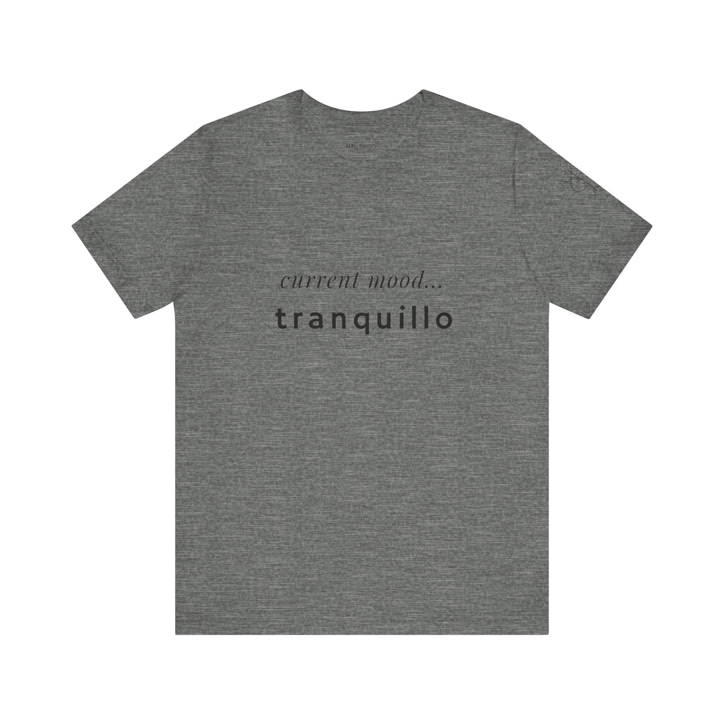 BEVIVACE Current Mood T-Shirt, Tranquillo Music Graphic for Music Lovers