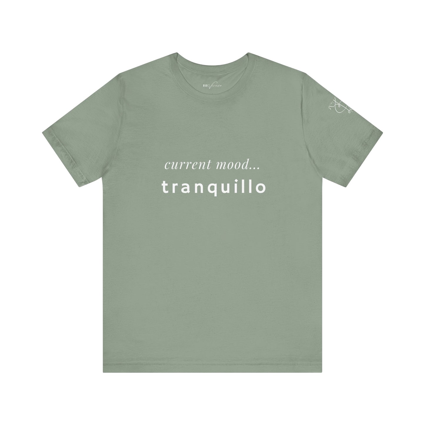 BEVIVACE Current Mood T-Shirt, Tranquillo Music Graphic for Music Lovers
