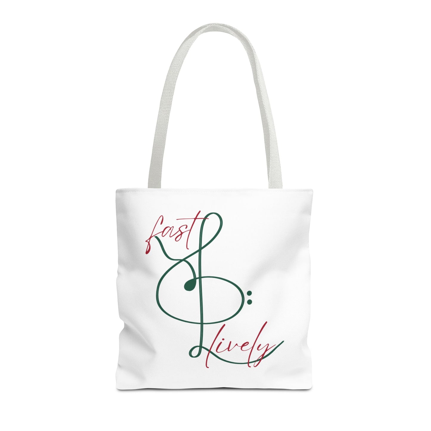BEVIVACE Fast & Lively VIVACE Tote Bag, Eco-Friendly Carryall